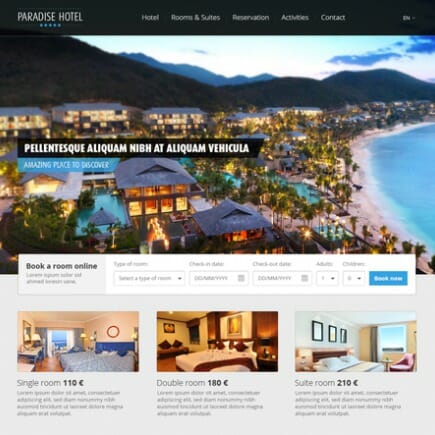 Hotel Website by wowtech